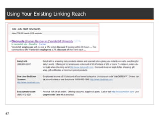 Using Your Existing Linking Reach 