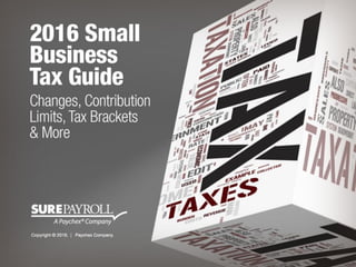2016 Small Business Tax Guide