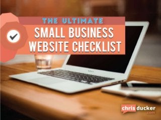 The Ultimate Small Business Website Checklist