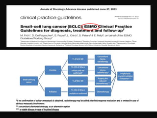Small cell lung cancer | PDF