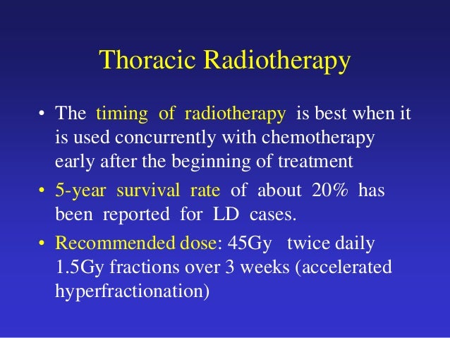 Small cell lung cancer survial rates