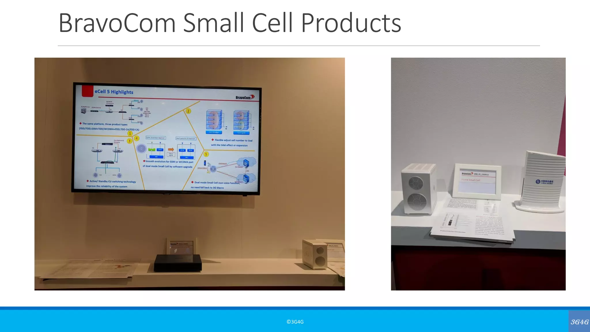 BravoCom Small Cell Products
©3G4G
 