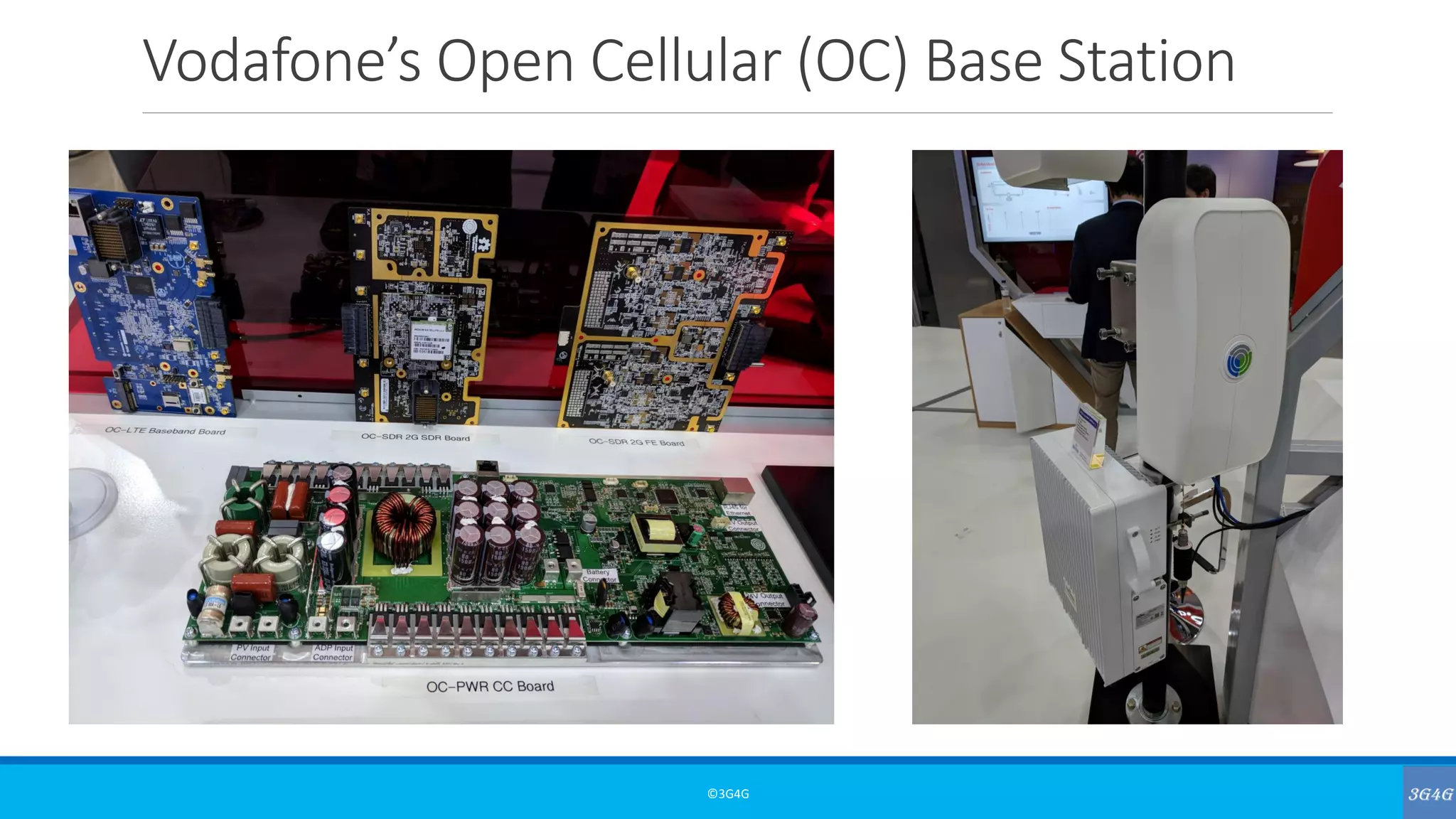 Vodafone’s Open Cellular (OC) Base Station
©3G4G
 