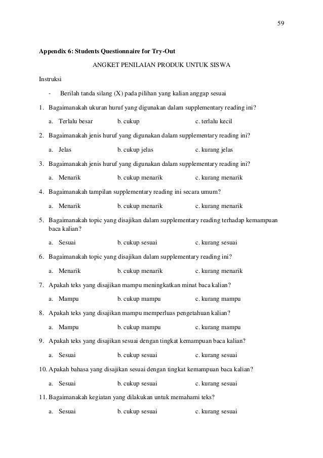 Developing Supplementary Reading Mterials