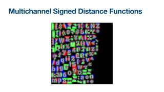 Multichannel Signed Distance Functions
 