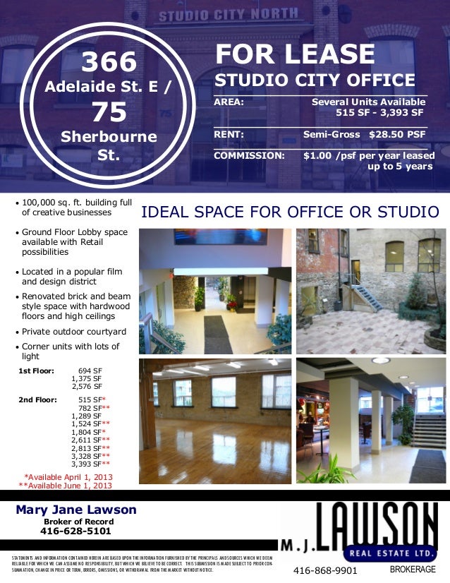 toronto office space financial core march 2013 office space for lease flyer