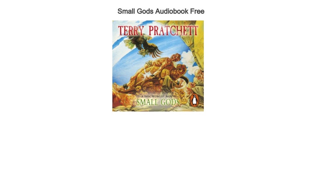 book small gods book small gods