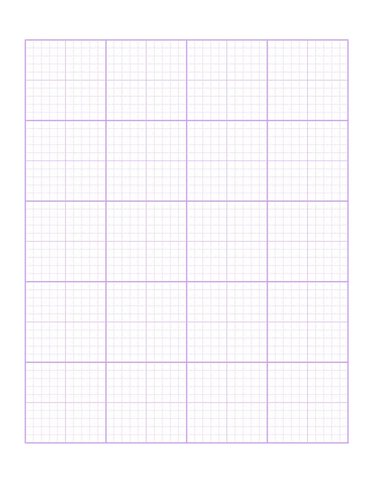 small grid paper 5x5