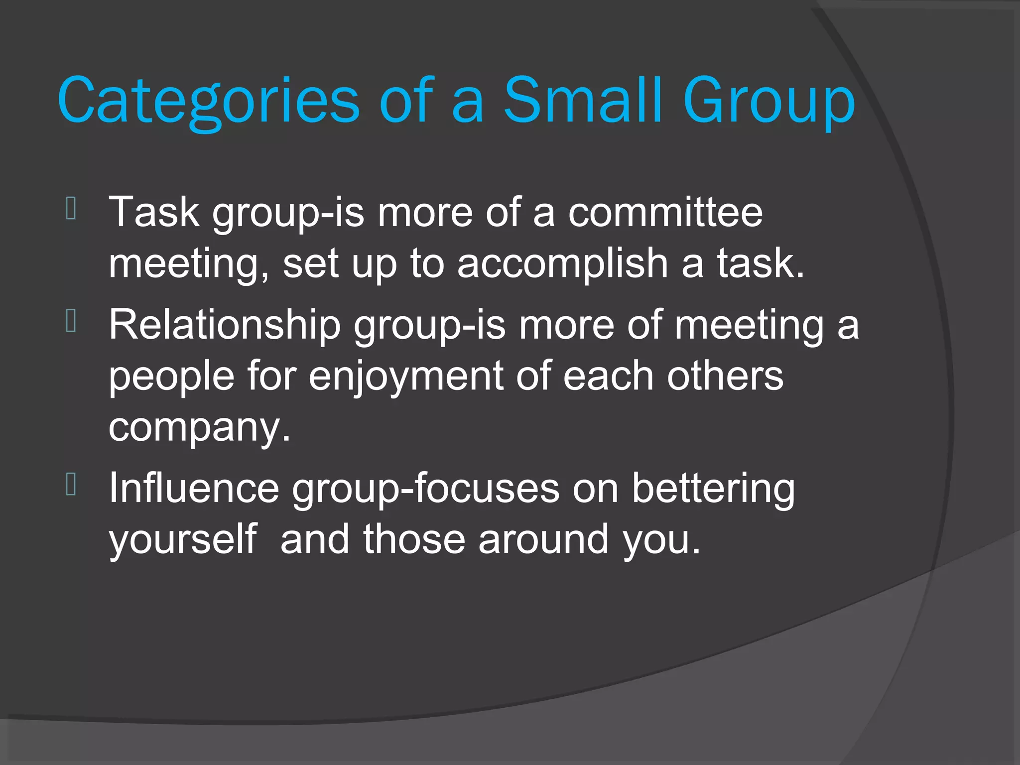 Small group communication | PPT