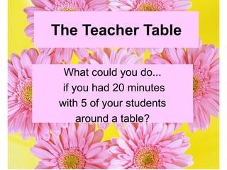  can sit down for awhile!Planning for Centers and Small Group Instruction