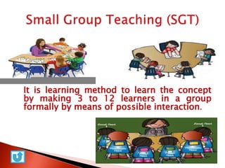 SMALL GROUP TEACHING - A Maximum Probability for Successful Learning | PPTX