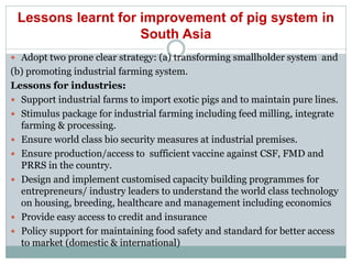 Sharing lessons of smallholders’ pig system in South Asia and Southeast Asia: A review