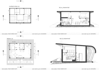 název projektu: STUDIE PLÁŽOVÉ CHATY autor studie: ing. arch. JAN KRAJÍČEK
PDW
6500
38402200
1000
460
35392589
A1 A1
A2A2
9 329
603 2 400
2 000
3 323 2 400
2 000
603
2 978 2 974 2 978
PŘÍZEMÍ 1:50
název projektu: STUDIE PLÁŽOVÉ CHATY autor studie: ing. arch. JAN KRAJÍČEK
9x256=2300
1
2
3
4
5
6
7
8
A1 A1
A2A2
VYVÝŠENÉ PATRO1:50
název projektu: STUDIE PLÁŽOVÉ CHATY autor studie: ing. arch. JAN KRAJÍČEK
ŘEZ A1_PERSPEKTIVNÍ
název projektu: STUDIE PLÁŽOVÉ CHATY autor studie: ing. arch. JAN KRAJÍČEK
ŘEZ A2_PERSPEKTIVNÍ
 