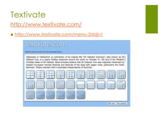 Textivate
http://www.textivate.com/
   http://www.textivate.com/menu-2ddjn1
 