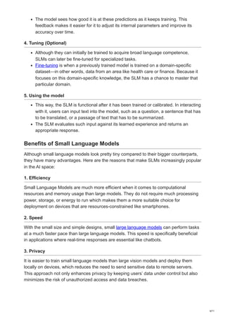 Small Language Model Parameters Small Language Models: Efficient, Cost-Effective AI Solutions for ...