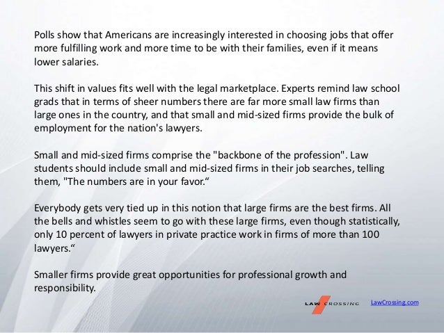 choosing between law firms how