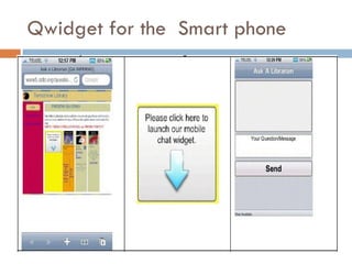 Qwidget for the  Smart phone 