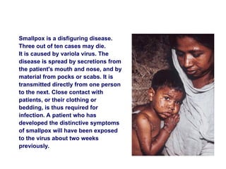 Smallpox Keep Out Smallpox ppt for nursing Students GNM & B.Sc