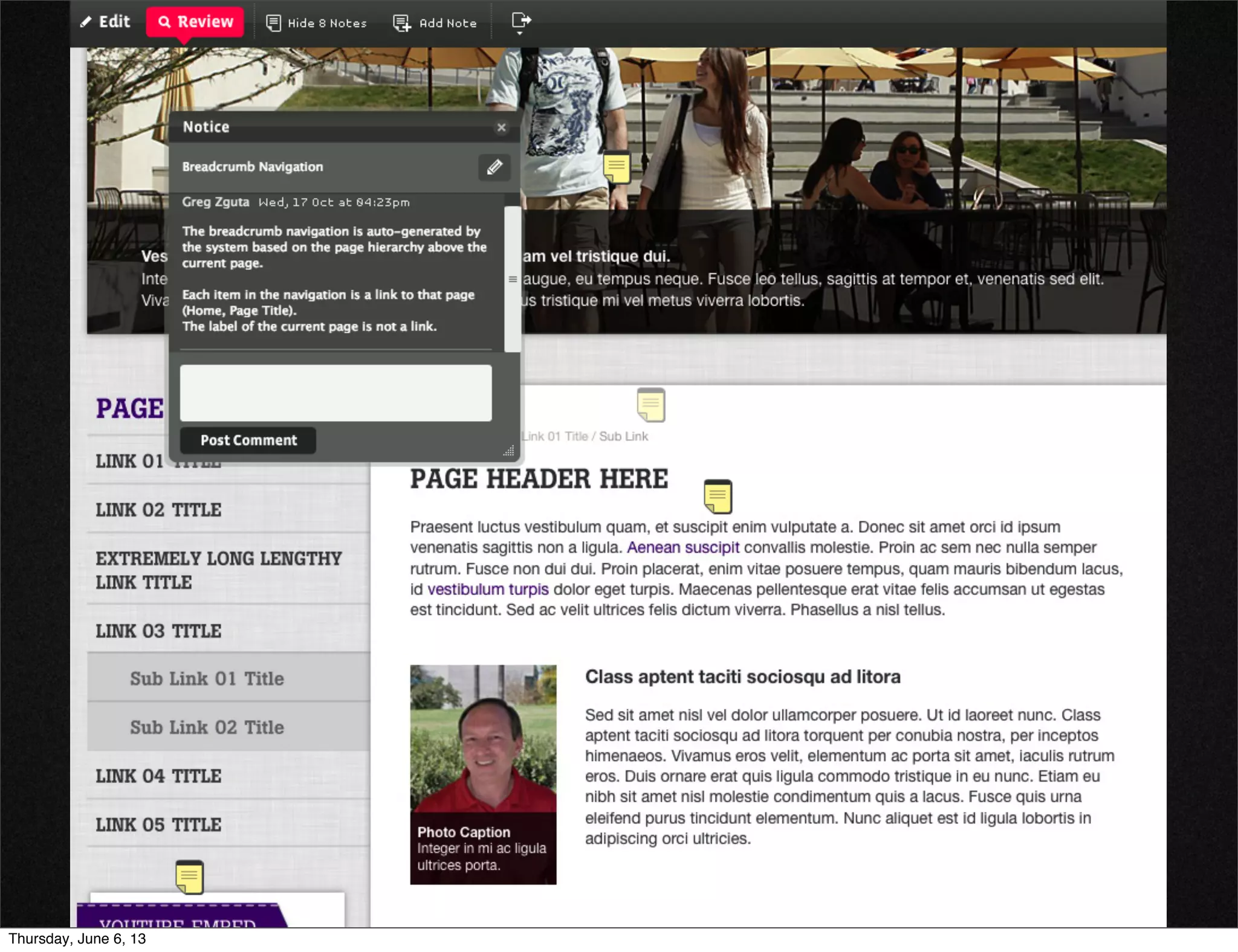 Thursday, June 6, 13
 