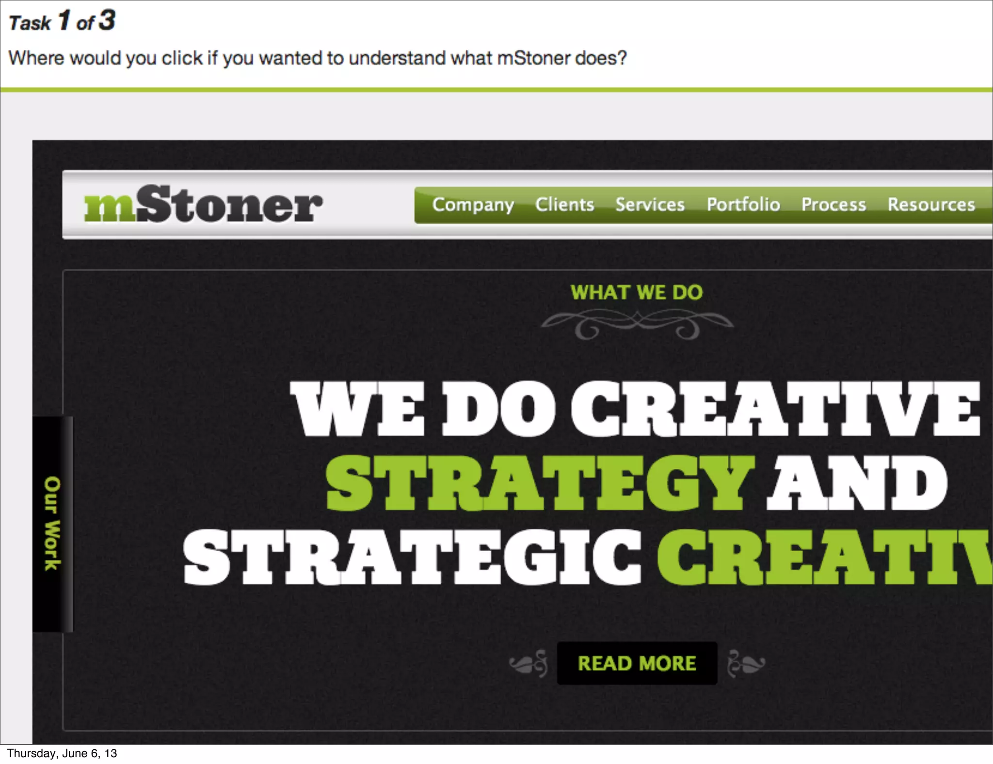 Strategize Plan Create Implement Evaluate
Thursday, June 6, 13
 