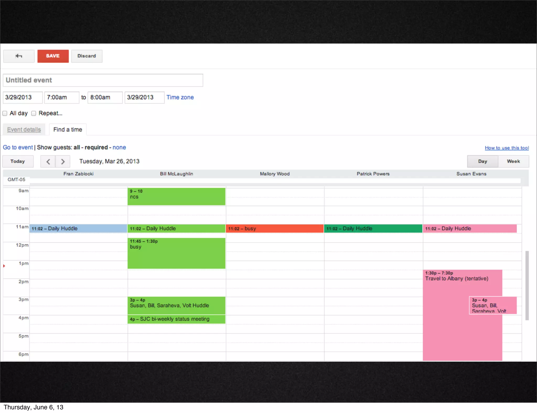 Thursday, June 6, 13
 