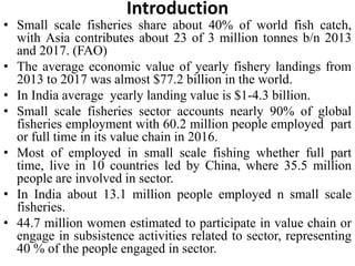 Small scale fishers in responsible fishing and conservation of Aquatic ...