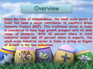 Small scale industries and their role in indian economy | PPT