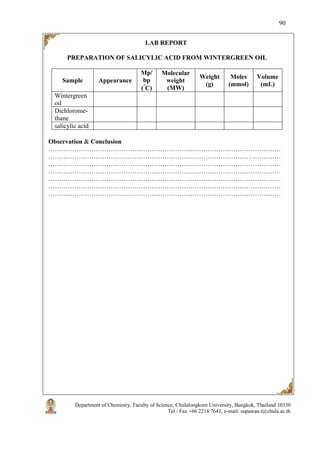 Suli Lab Report Example Small scale laboratory | PDF
