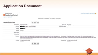 Application Document
 