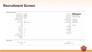 Recruitment Screen
 
