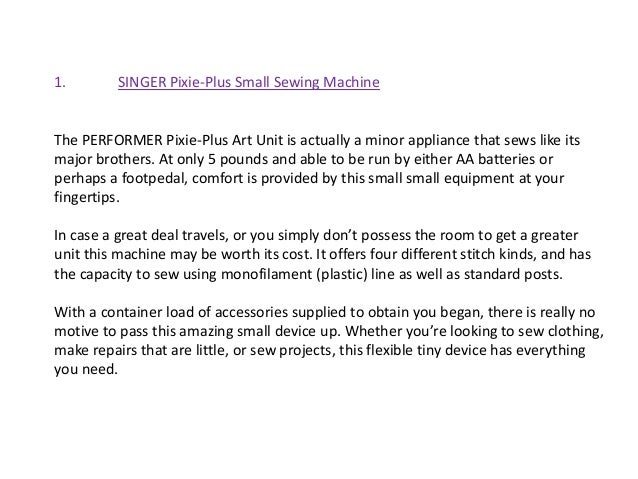 Small Sewing Machine Reviews Best Pixie Plus Sewing Machine Reviews Small Sewing Machine Reviews Best Pixie Plus Sewing Machine Reviews