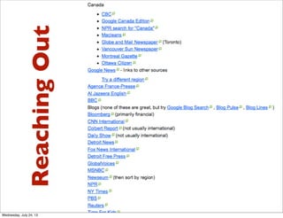 ReachingOut
Wednesday, July 24, 13
 