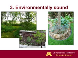 3. Environmentally sound 