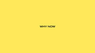 01
WHY NOW
 