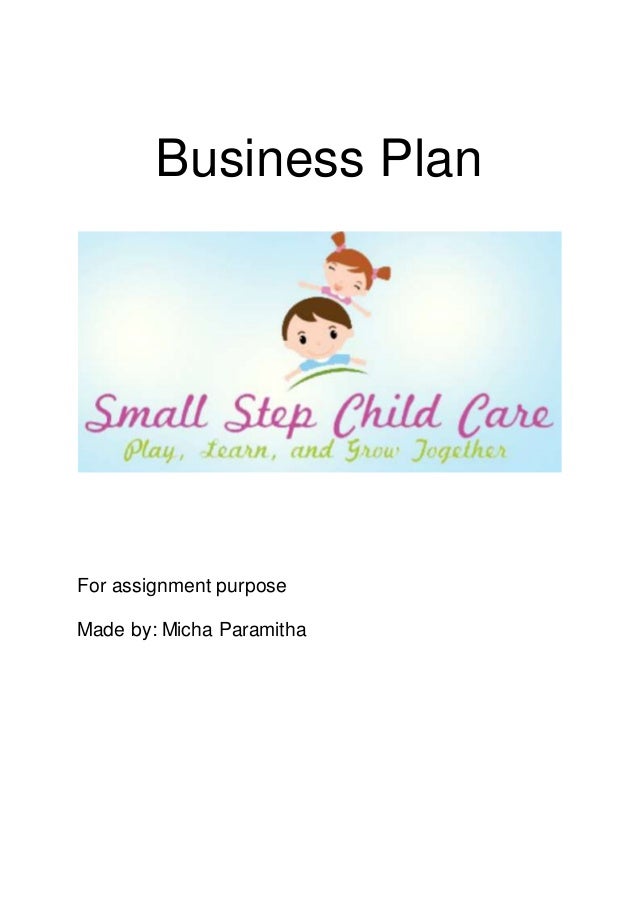 child care business plan template free