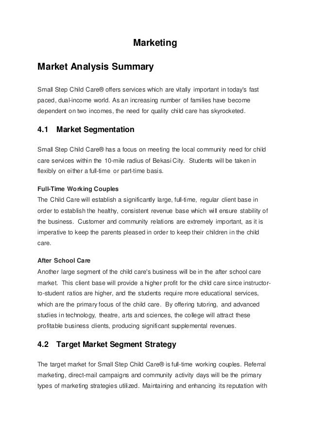 Day Care Center Business Plan Starting A Daycare Business How To Day Care Center Business Plan Starting A Daycare Business How To