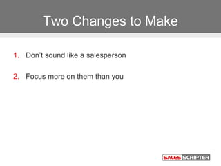 [Webinar] Make Small Talk Track Changes - See Big Sales Iimprovements