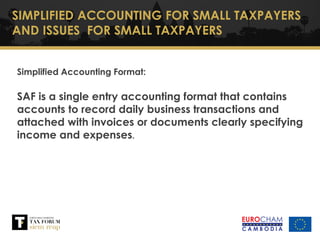 Shell Saf Invoice Simplified Accounting and Small Taxpayer Issues - Siem Reap Tax Forum ...