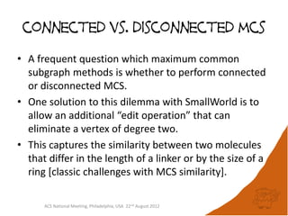 SmallWorld : Efficient Maximum Common Subgraph Searching of Large ...