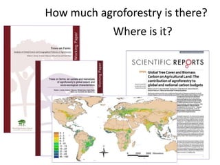 Trees on Farm: Global Extent and Socio-Ecological Characteristics and the Contribution of Agroforestry to Global and National Carbon Budgets