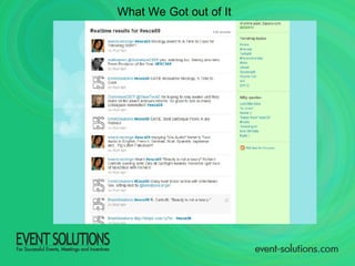 What We Got out of It   