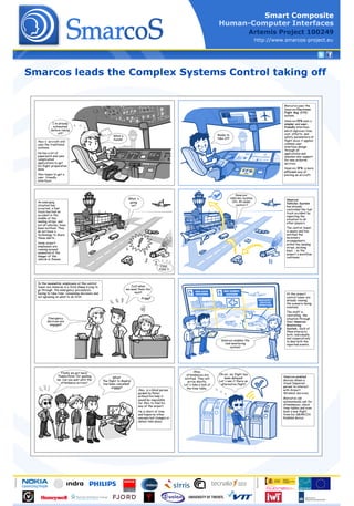 SMARCOS Poster Comic B2B: Smarcos leads the Complex Systems Control taking off 