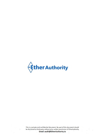 SmarDex Token – Smart Contract Security Audit Report by EtherAuthority
