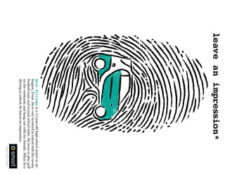 MarkWilliamsisa17-year-oldhighschoolseniorinAr-
lington,Texas.Heisveryinvolvedinschoolwiththevarsity
footballteamandseveralschoolclubs.Helovestoplaygolf
ontheweekendsandhangoutwithhisfriends.Whenhe’s
drivingtoschool,heleavesanimpression.
leaveanimpression*
 