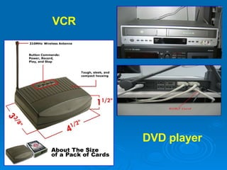 DVD player  VCR 