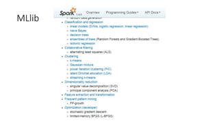 MLlib
 