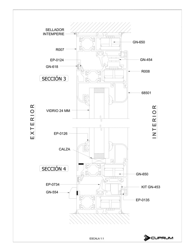 Smart frame serie 45 ventana oscilobatiente RPT | PDF
