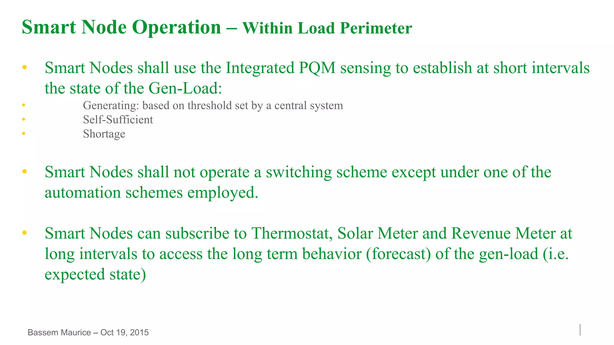 Smart Nodes and Automation Modes for Energy Routing | PPT