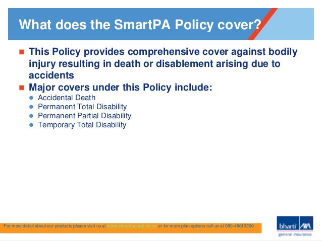 Personal Accident Insurance Policy