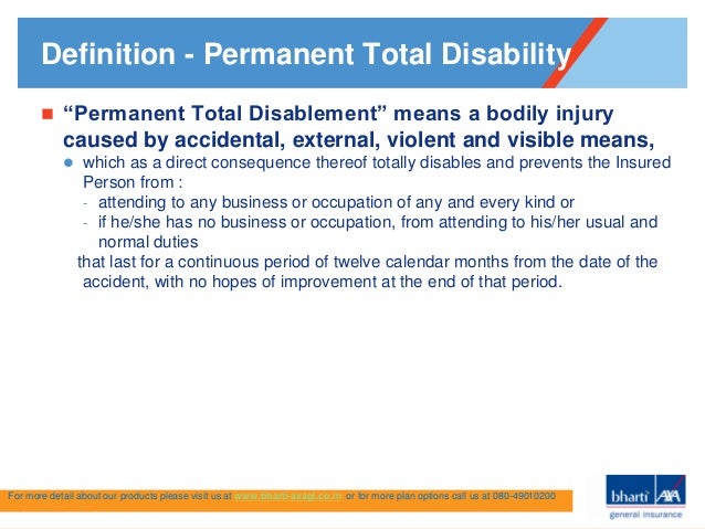 Personal Accident Insurance Policy
